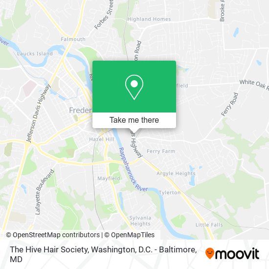 Mapa de The Hive Hair Society
