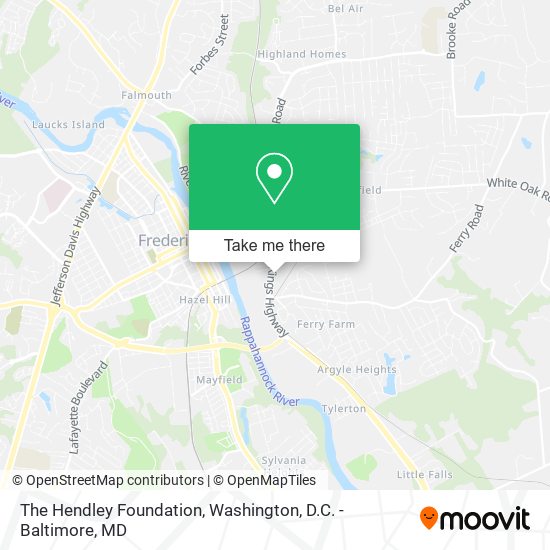 The Hendley Foundation map