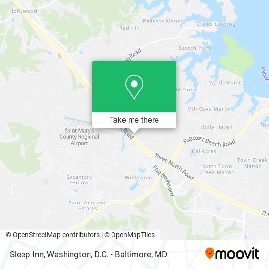 Sleep Inn map