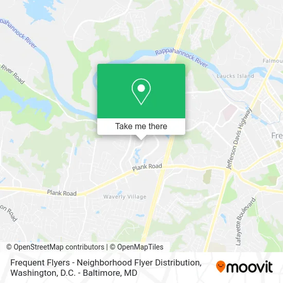 Frequent Flyers - Neighborhood Flyer Distribution map