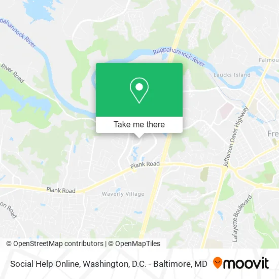 Social Help Online map