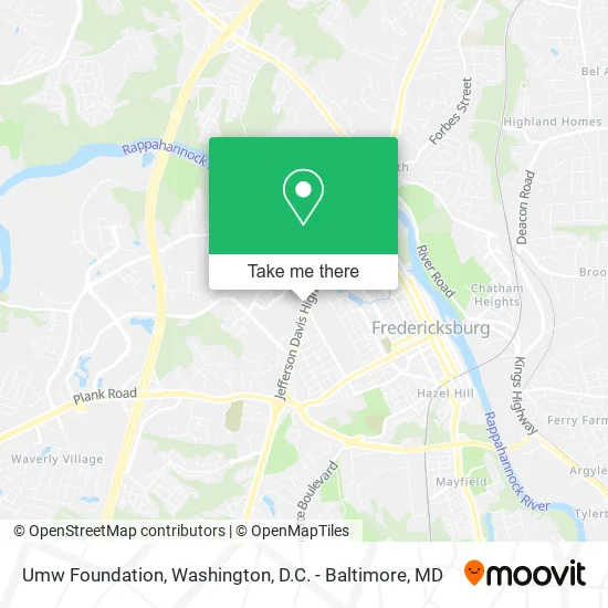 Umw Foundation map