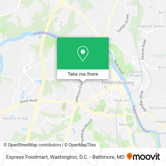 Express Foodmart map