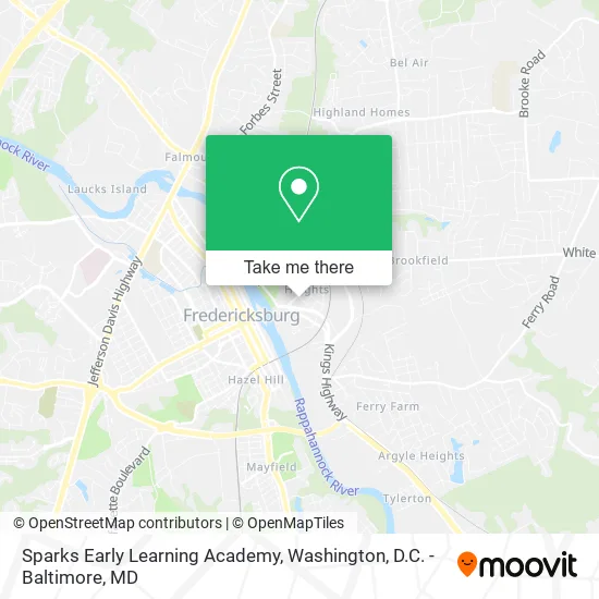 Sparks Early Learning Academy map