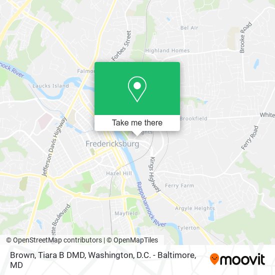 Brown, Tiara B DMD map