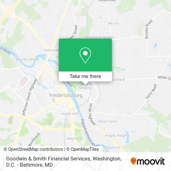 Goodwin & Smith Financial Services map
