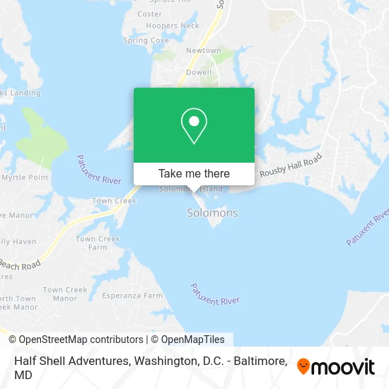 Half Shell Adventures map