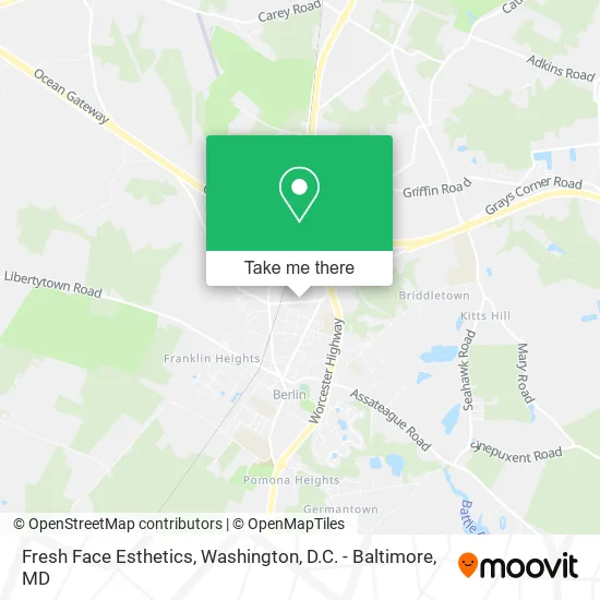 Fresh Face Esthetics map