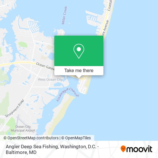 Angler Deep Sea Fishing map