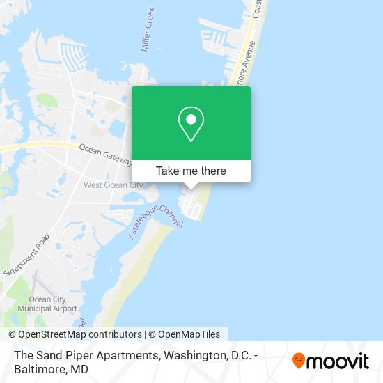 The Sand Piper Apartments map