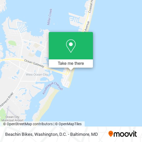 Beachin Bikes map