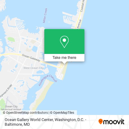 Ocean Gallery World Center map