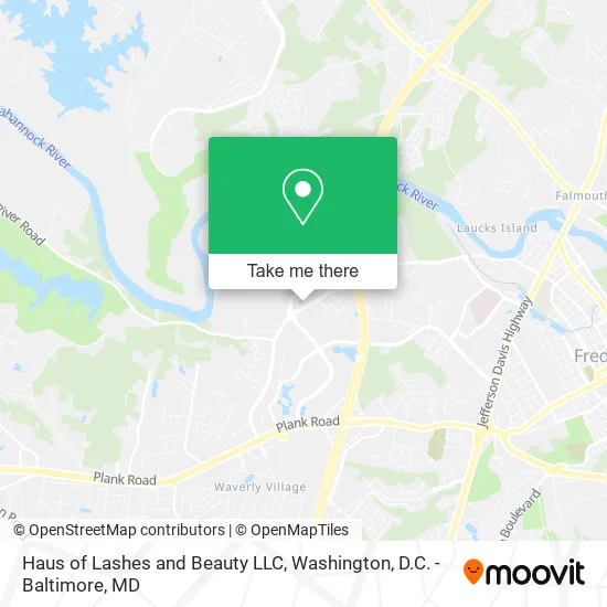 Haus of Lashes and Beauty LLC map