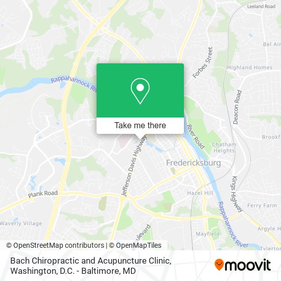 Bach Chiropractic and Acupuncture Clinic map