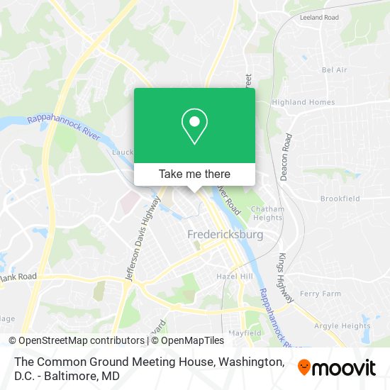 Mapa de The Common Ground Meeting House