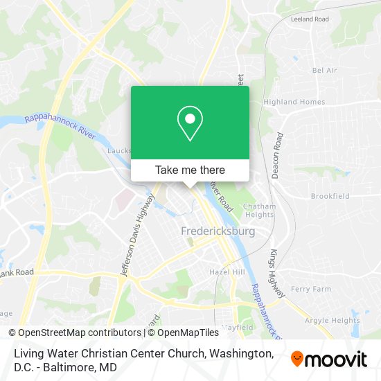 Mapa de Living Water Christian Center Church