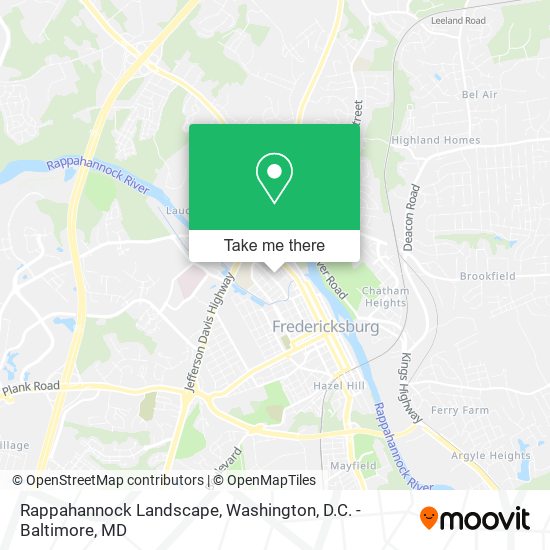 Rappahannock Landscape map