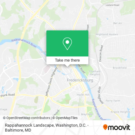 Rappahannock Landscape map