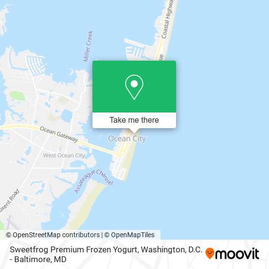 Mapa de Sweetfrog Premium Frozen Yogurt