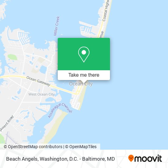 Beach Angels map