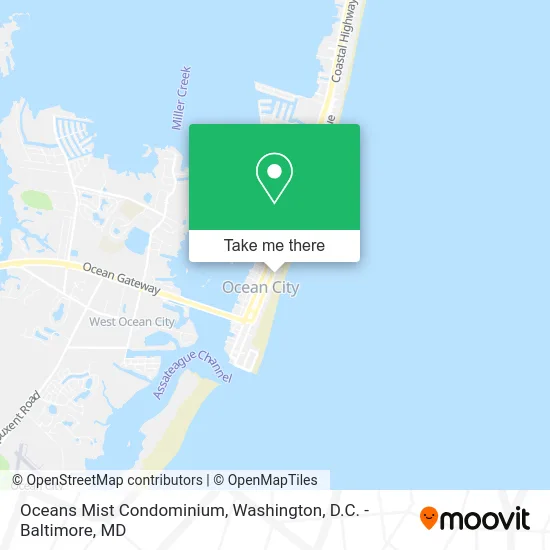 Oceans Mist Condominium map