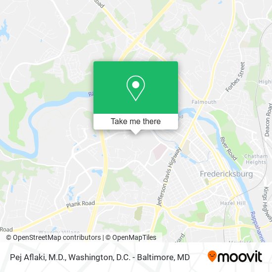 Pej Aflaki, M.D. map