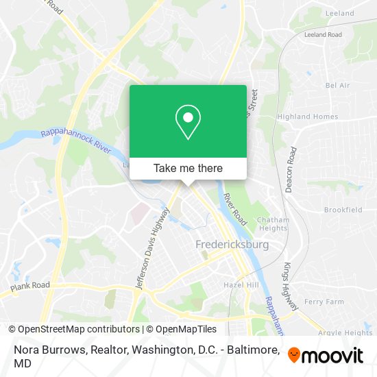 Nora Burrows, Realtor map