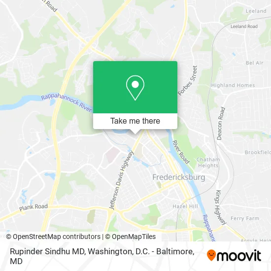 Rupinder Sindhu MD map