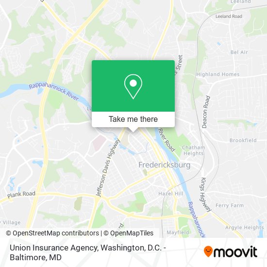 Mapa de Union Insurance Agency