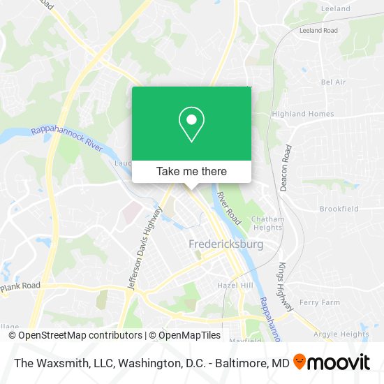 Mapa de The Waxsmith, LLC