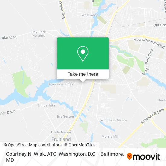 Courtney N. Wisk, ATC map