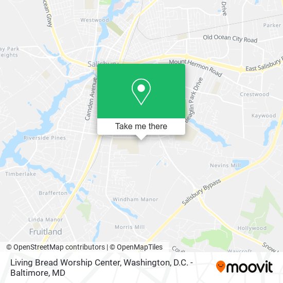 Living Bread Worship Center map