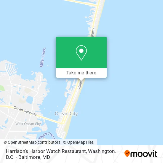 Harrison's Harbor Watch Restaurant map