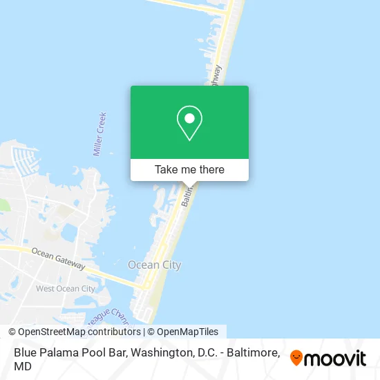 Blue Palama Pool Bar map