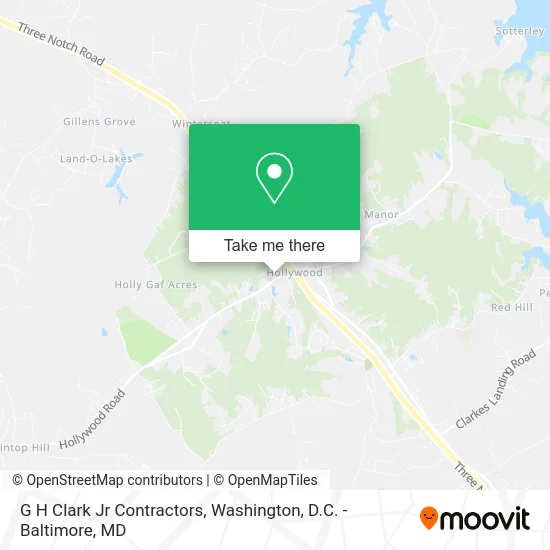 G H Clark Jr Contractors map