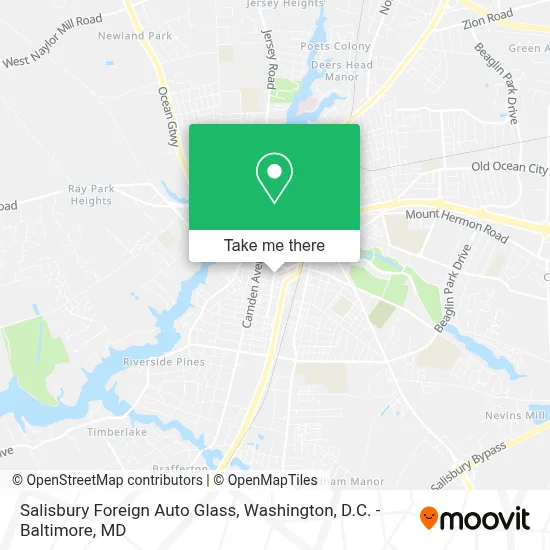Salisbury Foreign Auto Glass map