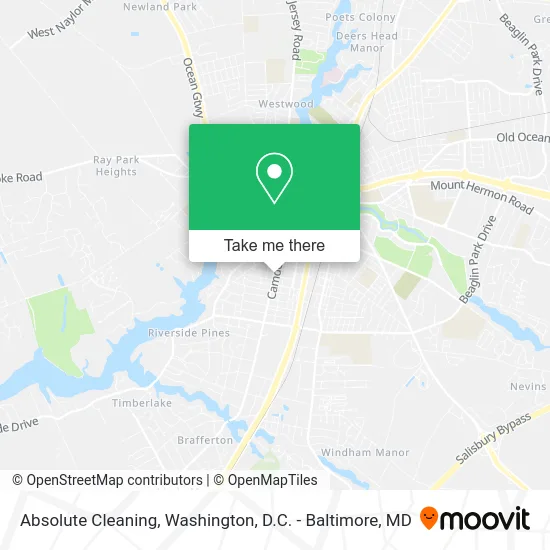 Absolute Cleaning map