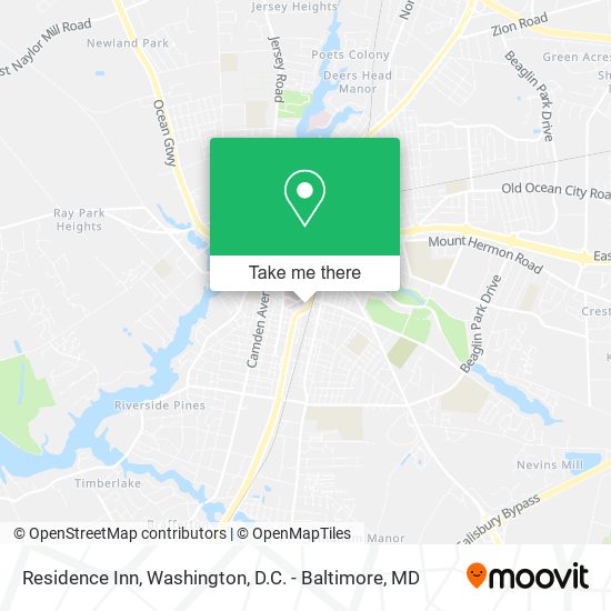 Mapa de Residence Inn