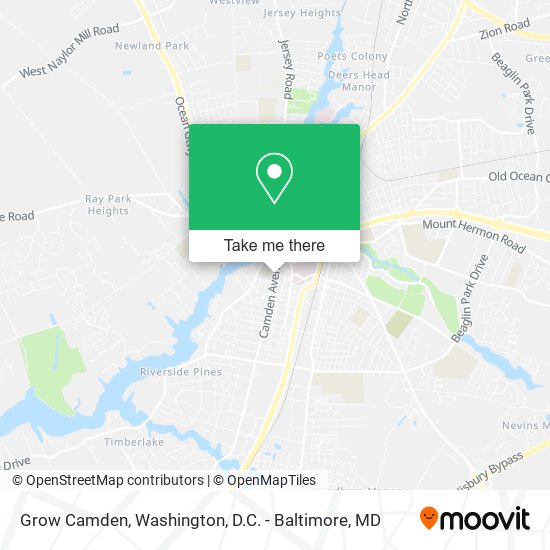 Grow Camden map