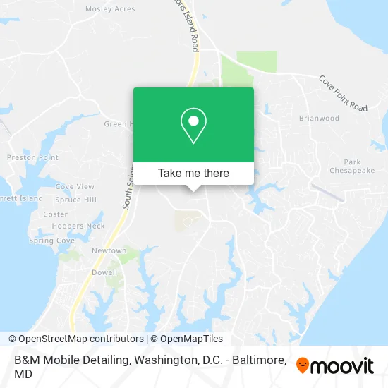 B&M Mobile Detailing map