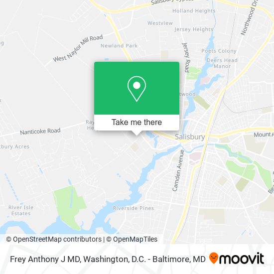 Frey Anthony J MD map