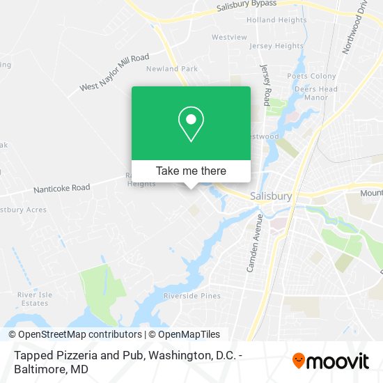 Mapa de Tapped Pizzeria and Pub