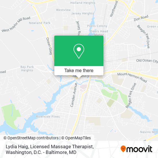 Lydia Haig, Licensed Massage Therapist map