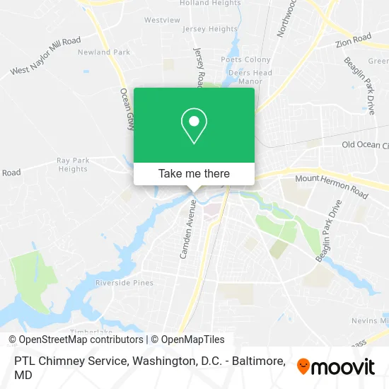 PTL Chimney Service map