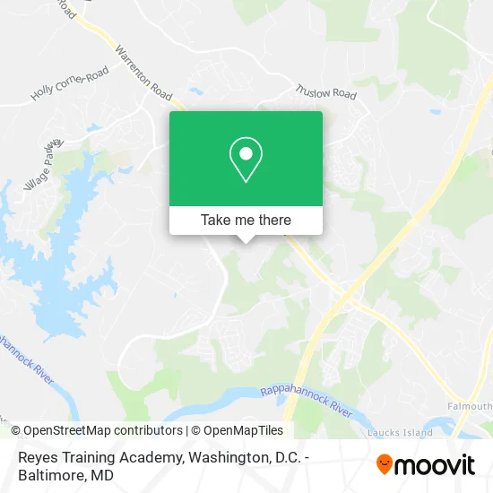 Reyes Training Academy map