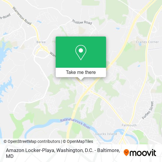 Amazon Locker-Playa map