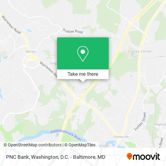 PNC Bank map