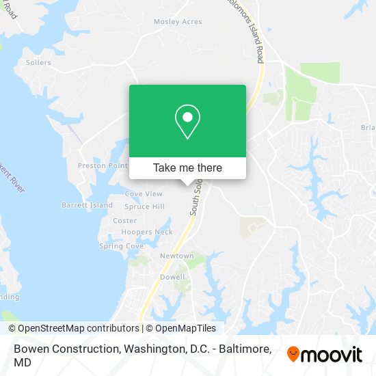 Mapa de Bowen Construction
