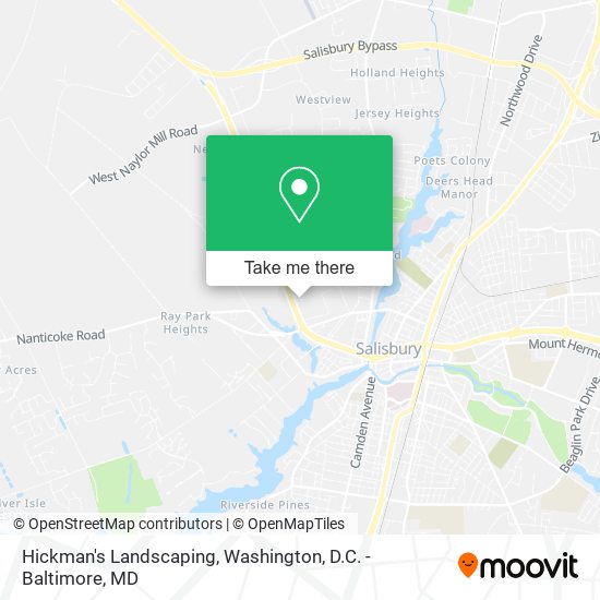 Hickman's Landscaping map