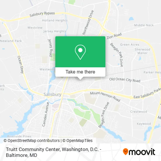 Truitt Community Center map